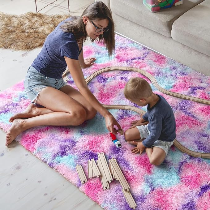 AROGAN 8x10 Feet Soft Rainbow Area Rugs - Image 7
