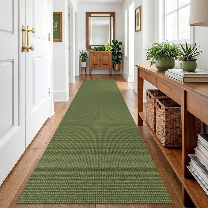IOHOUZE Washable Runner Rug 3x12 Non Slip Rubber Backed Extra Long Hallway - Image 8