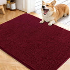 OLANLY Dog Door Mat for Muddy Paws 40x32, Absorbs Moisture and Dirt, Absorbent by OLANLY