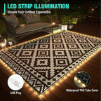 HAUSHOF 5'X8' Outdoor Rug Waterproof - Image 3