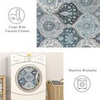 Lahome Moroccan Trellis Washable Area Rug, 5x7 Rugs - Image 4