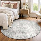 RELEANY Washable Area Rugs 4ft Non-Slip Modern Abstract Soft - Image 2