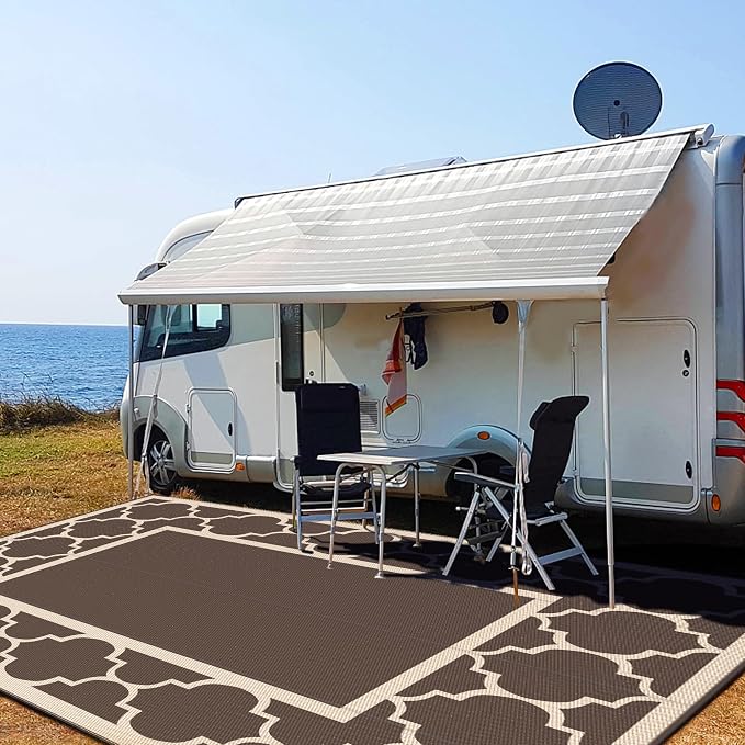 GENIMO 10 ' x 14 ' Outdoor Rug Waterproof - Image 4