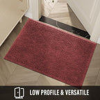 HIYARD Sturdy Front Door Mat, Absorbent Muddy Dirt Resist Welcome Door Mats - Image 6