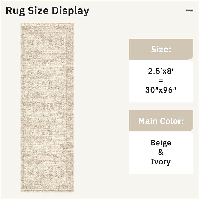 Soalmost Washable Runner Rug - Image 5