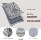 Rugcomf Area Rug 5x7 Washable Rug Boho Soft Non-Slip Non-Shedding Faux Wool - Image 4