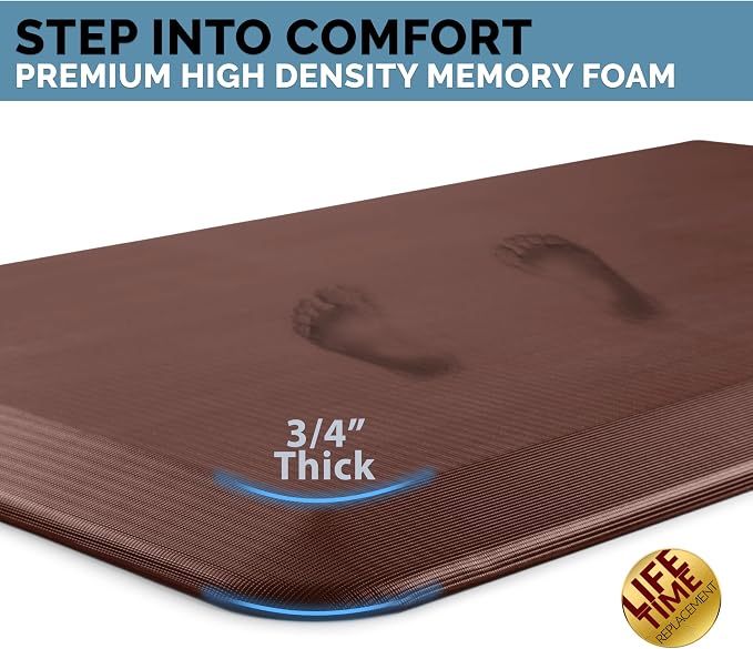 ComfiLife Anti Fatigue Floor Mat – 3/4 Inch Thick Kitchen Mats - Image 2