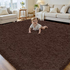 6x9 Area Rug for Living Room, Ultra Soft Fluffy Shag Rugs for Bedroom, Non-Slip by Yidanamy