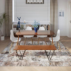 Rugcomf Modern Abstract 5'x7' Area Rugs - Image 3