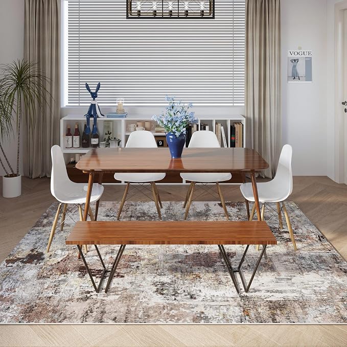 Rugcomf Modern Abstract 5'x7' Area Rugs - Image 3