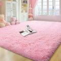 qulint Pink Rugs for Living Room, Large Fluffy 6x9 Area Rugs for Bedroom by QULINT