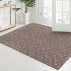 PURRUGS Easy Care Area Rug 4ft x 6ft, Non-Slip Machine Washable Entry Rug - Image 3
