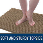 OLANLY Dog Door Mat for Muddy Paws 44x24, Ultra Absorbent Chenille Mud Doormat - Image 3