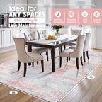 5x7 Area Rugs for Living Room Rug Washable: Abstract Rug for Dining Room - Image 2