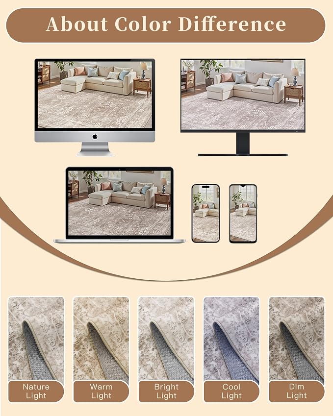 Madane Washable Runner Rug 2x5 - Image 9