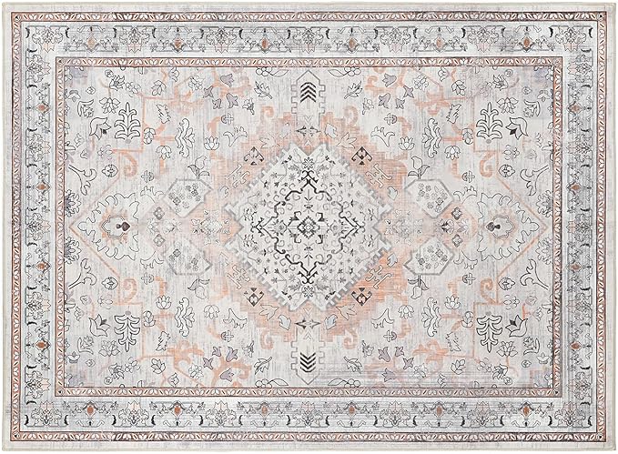 HOOBRO 5 x 7 Area Rugs Washable, Living Room Rugs, Non-Slip Rug Stain Resistant by HOOBRO