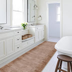 2x8 Washable Hallway Runner Rug – Non-Slip Modern Abstract Neutral Low-Pile - Image 4
