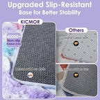 KICMOR Purple Rainbow Checkered 6x9 Area Rugs - Image 4