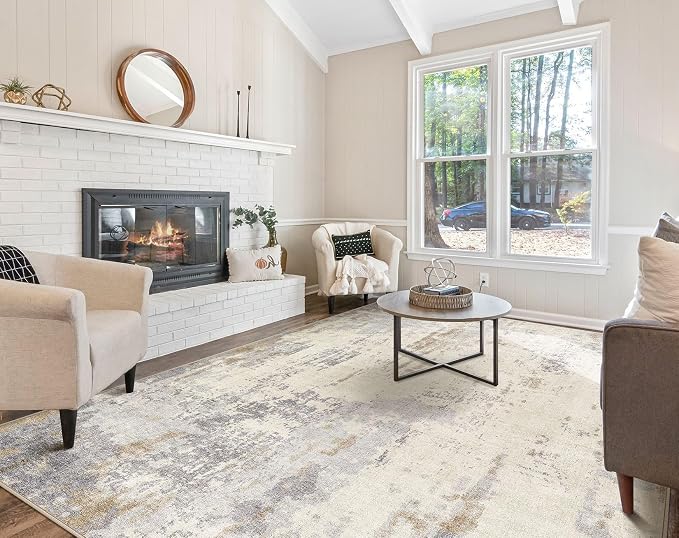UERMEI 9x12 Area Rug Living Room Rugs - Image 3