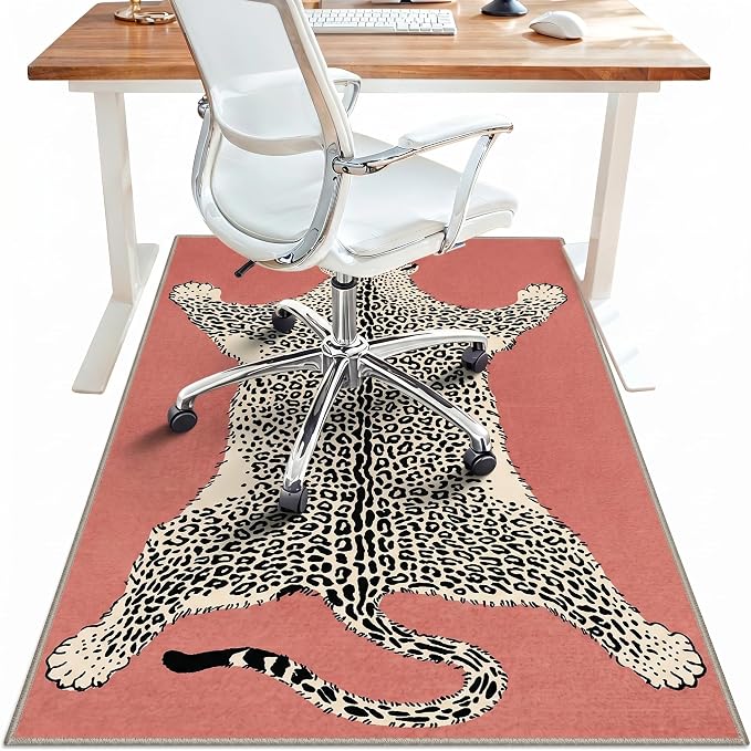 48"x72" Office Chair Mat for Hardwood Tile Floor, Under Desk Carpet Protector by BESBLEE
