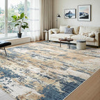 Area Rugs 8x10 Living Room: Large Soft Washable Rug Modern Abstract Anti-Skid - Image 3