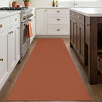IOHOUZE Washable Runner Rug 3x8 Non Slip Rubber Backed Wide Hallway Runner - Image 2