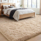 BENRON Soft Fluffy Rugs for Living Room 8 x 10 Light Tan, Extra Large Area Rug - Image 3