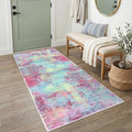 IOHOUZE Abstract Runner Rug 3x6 Ft Washable Runners by iOhouze