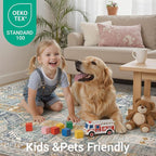 befbee 10x14 Area Rugs, Ultra-Thin Washable Rugs - Image 9
