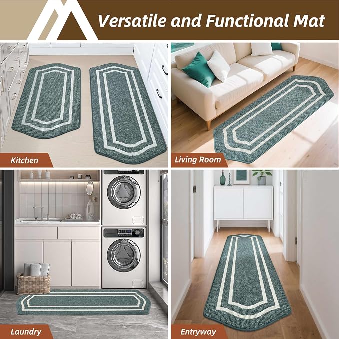 COSY HOMEER Kitchen Rugs and Mats 24"x48" Non Slip Kitchen Mats - Image 5