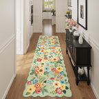 DUKINO 2x10 Runner Rug for Hallway, Washable Kitchen Rug by DUKINO