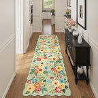 DUKINO 2.6x8 Runner Rug for Hallway, Washable Kitchen Rug - Image 8