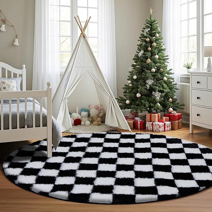 TOOHUB Super Soft Rug, Round Rug - Image 4