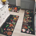 Vaukki Boho Kitchen Rug Sets 3 Pieces, Washable Kitchen Mats - Image 7