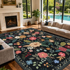 Extra Large 10x14 Area Rug for Living Room, Washable Rugs for Dining Room - Image 2