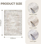 3x4 Washable Area Rug for Entryway, Soft Kitchen Rugs Non Slip for Dining Room - Image 2