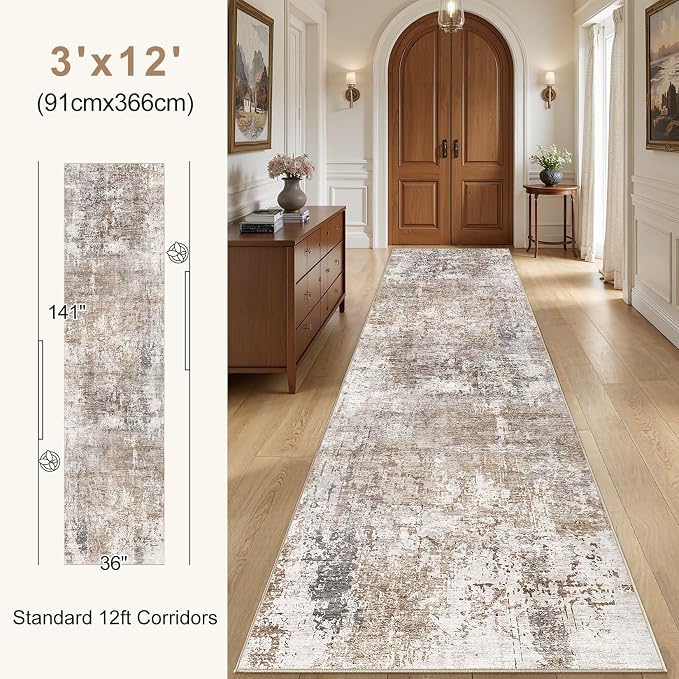 UERMEI 3x12 Washable Runner Rug - Image 5