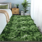 PAGISOFE Fluffy Dark Green Rugs - Image 3