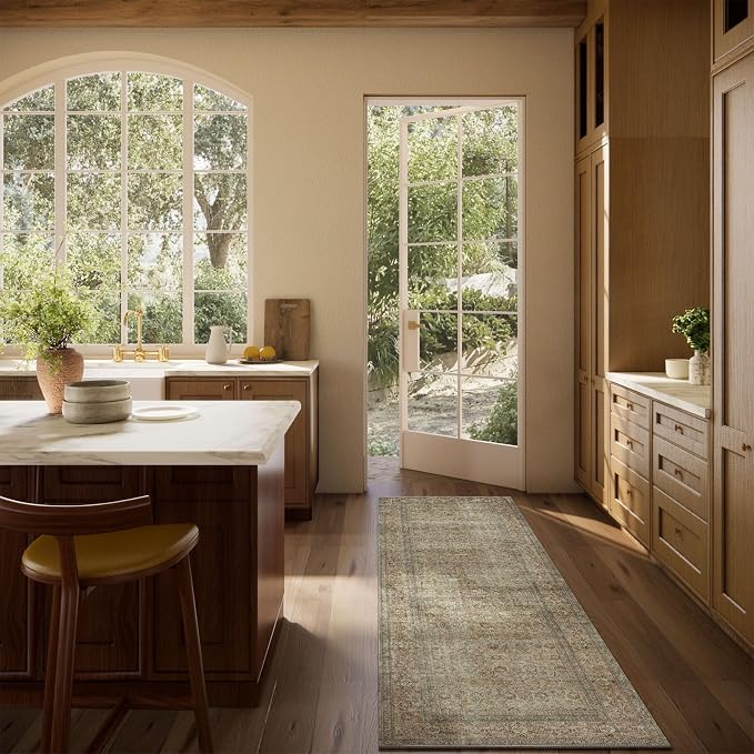 Washable Runners for Hallways Kitchen Rug: 2'6"x8' Runner Rugs Stain Resistant - Image 7