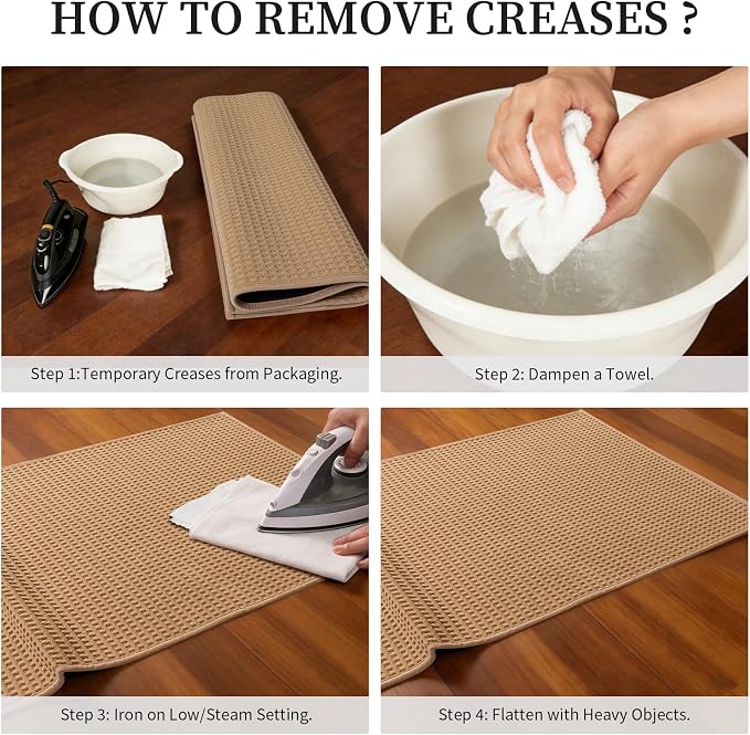 YIHOUSE Indoor Door Mat 24" x 36", Non-Slip Washable Entryway Mat, Dirt Trapper - Image 8