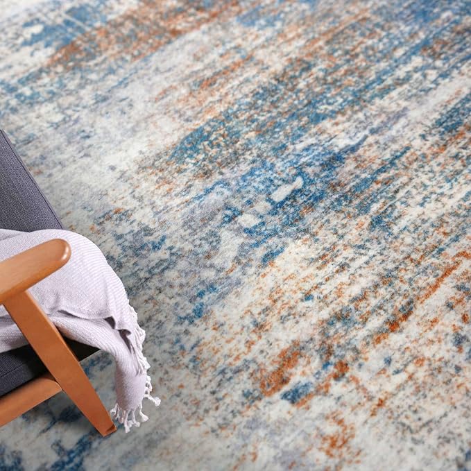 IOHOUZE Abstract Area Rug 4x5 Ft Washable Rugs - Image 7