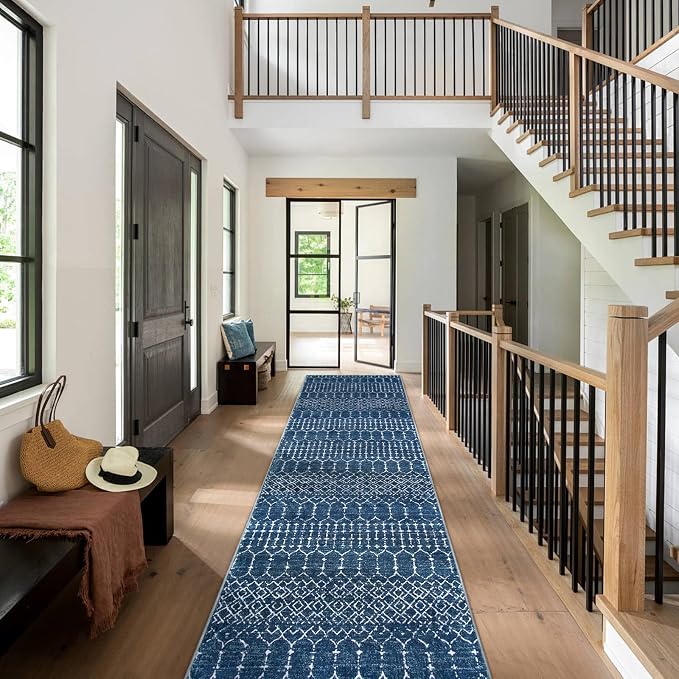 Lahome Moroccan Washable Kitchen Runner 2x8 Carpet Runners - Image 9
