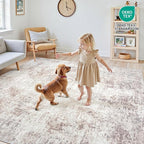 Area Rugs 8x10 Living Room: Large Soft Washable Rug Modern Abstract Anti-Skid - Image 4