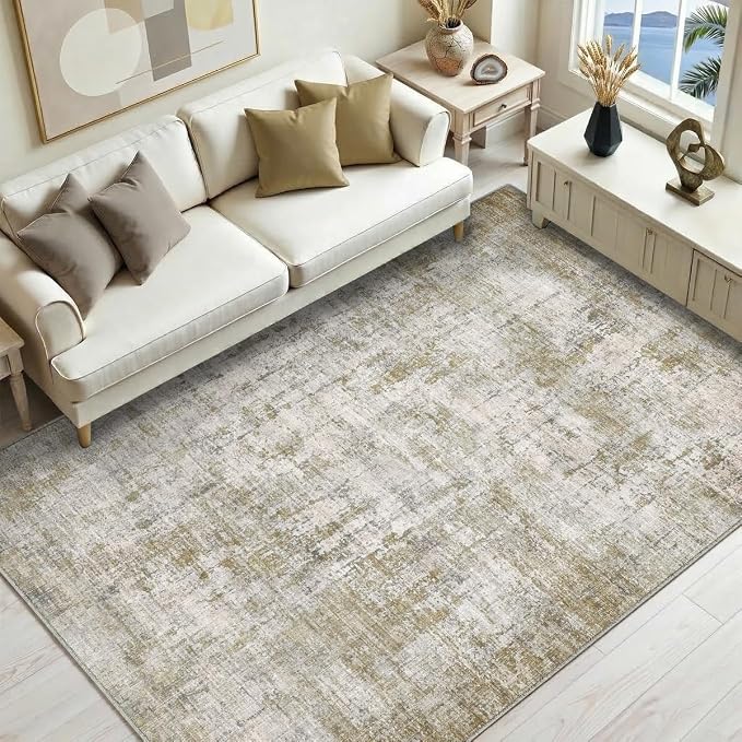 5x7 Area Rugs Washable Living Room Rug-No Slip Soft Carpets Modern Abstract - Image 9