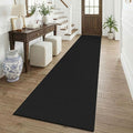 KOZYFLY Black 2.5'x12' Runners Rugs by KOZYFLY