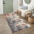 IOHOUZE Abstract Runner Rug 3x6 Ft Washable Runners by iOhouze