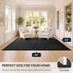 PURRUGS Easy Care Area Rug 4.5ft x 7ft, Non-Slip Washable Entryway Rug - Image 8