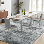 Lofus 5x7 Area Rug for Living Room, Neutral Modern Washable Carpet for Bedroom - Image 3