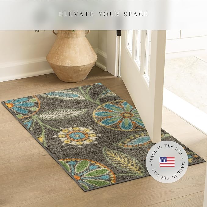 Maples Rugs Reggie Floral Runner Rug - Image 2