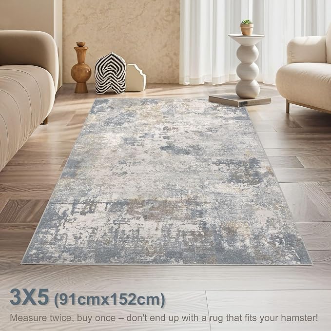 UERMEI 3x5 Area Rug Living Room Rugs - Image 3
